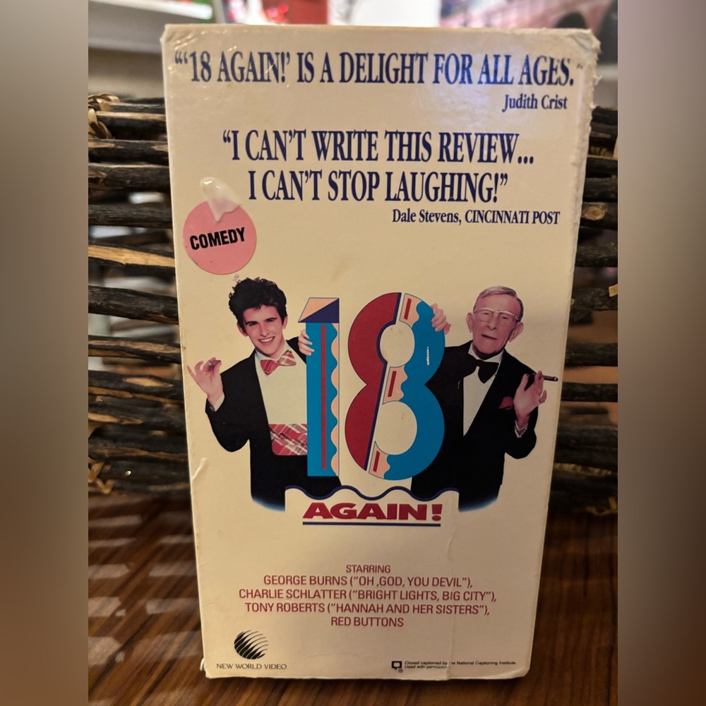 18 AGAIN! (1988) - VHS Family Movie